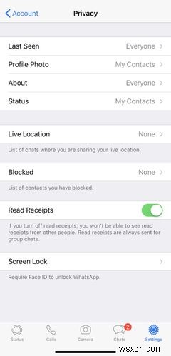 ทุกสิ่งที่คุณจำเป็นต้องรู้เกี่ยวกับการตั้งค่าความเป็นส่วนตัว WhatsApp ของคุณ 