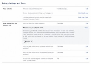 วิธีซ่อนเพื่อนบน Facebook 