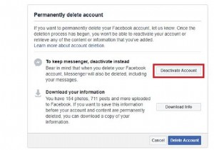การปิดใช้งานหรือการลบ Facebook หมายถึงความเป็นส่วนตัวอย่างแท้จริง 