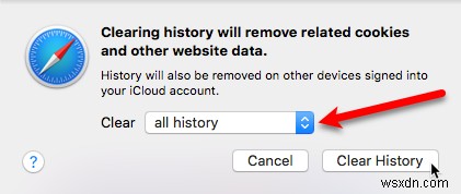 วิธีล้างประวัติการท่องเว็บและข้อมูลใน Safari 