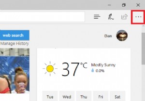 วิธีลบข้อมูลการท่องเว็บและประวัติใน Edge 