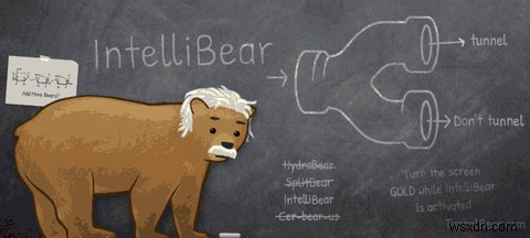 กรองอุโมงค์ VPN ของคุณด้วย Tunnelbears Intellibear 