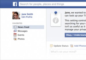 Facebook ลบการตั้งค่าความเป็นส่วนตัวสำหรับการค้นหาไทม์ไลน์ 