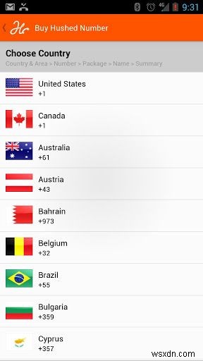 ใช้ Hushed เพื่อสร้างหมายเลขโทรศัพท์ที่ใช้แล้วทิ้งใน 40 ประเทศ [Android/iOS] 
