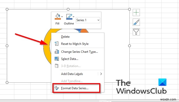 วิธีสร้างแผนภูมิมาตรวัดใน Excel