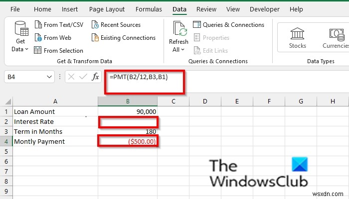 วิธีใช้การค้นหาเป้าหมายใน Excel 