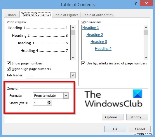 วิธีแก้ไข อัปเดต ลบสารบัญใน Word 