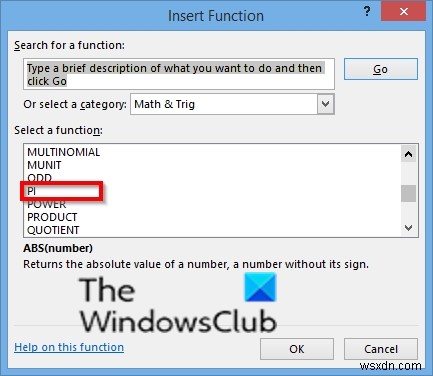 วิธีใช้ฟังก์ชัน PI ใน Excel 