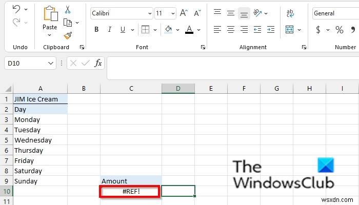 วิธีแก้ไขข้อผิดพลาด #REF ใน Excel 