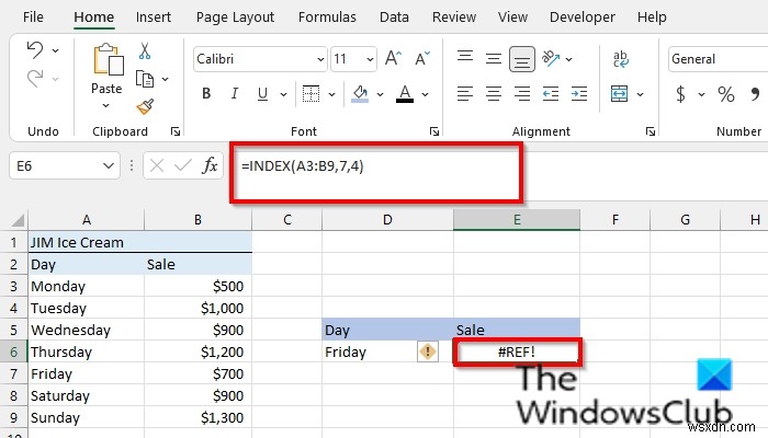 วิธีแก้ไขข้อผิดพลาด #REF ใน Excel 
