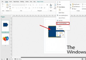 วิธีทำให้พื้นหลังรูปภาพหรือรูปร่างโปร่งใสใน Publisher 