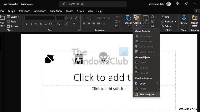 วิธีล็อครูปร่าง รูปภาพ หรือวัตถุใน Microsoft PowerPoint 