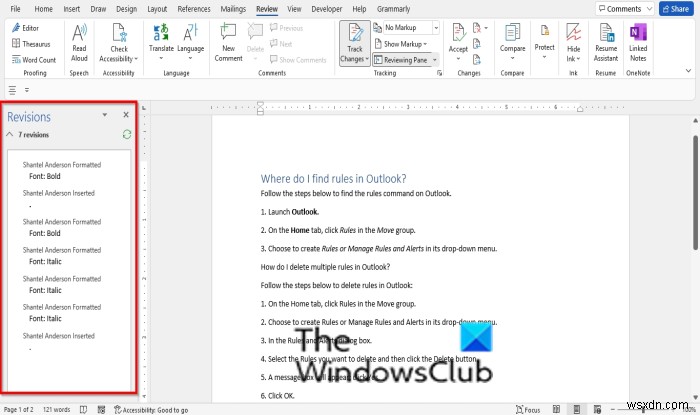 วิธีเปิดหรือปิดบานหน้าต่างการตรวจสอบใน Microsoft Word 