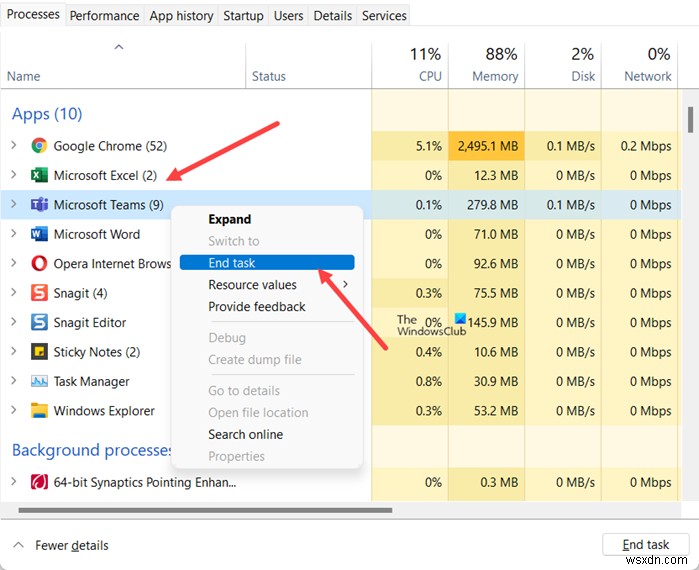 Microsoft Teams กำลังแสดงหน้าจอว่างเปล่าสีขาวหรือสีดำ 