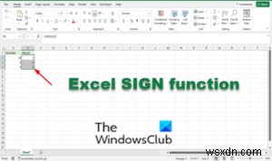 วิธีใช้ฟังก์ชัน SIGN ใน Excel 