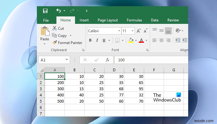 วิธีการลบหลายเซลล์ใน Excel 