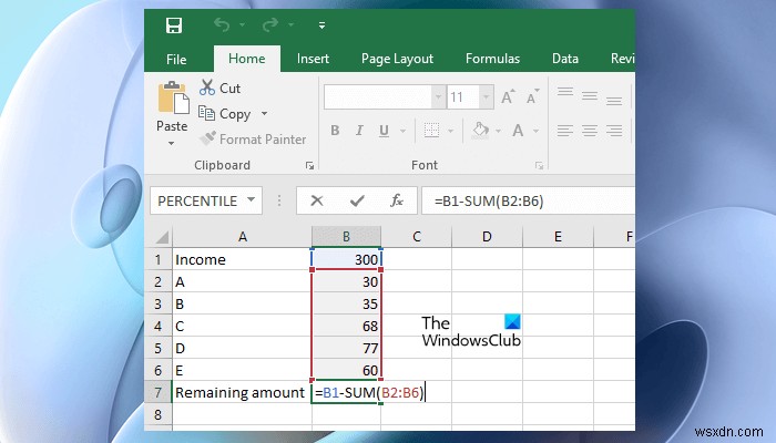 วิธีการลบหลายเซลล์ใน Excel 