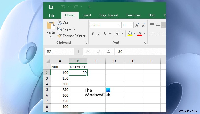 วิธีการลบหลายเซลล์ใน Excel 