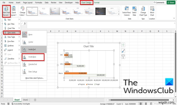 วิธีสร้างแผนภูมิแท่งหรือแผนภูมิความคืบหน้าของวงกลมใน Excel 