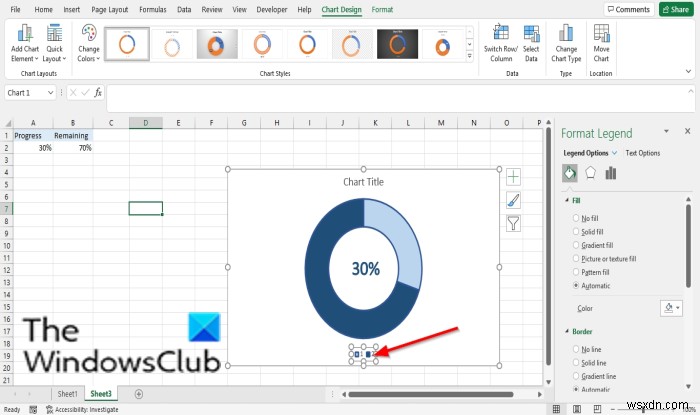 วิธีสร้างแผนภูมิแท่งหรือแผนภูมิความคืบหน้าของวงกลมใน Excel 