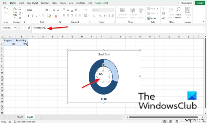 วิธีสร้างแผนภูมิแท่งหรือแผนภูมิความคืบหน้าของวงกลมใน Excel 