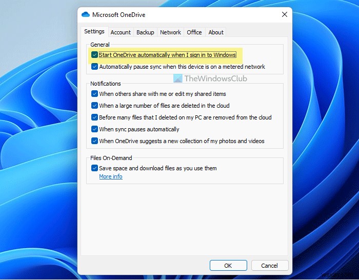 OneDrive ไม่เปิดขึ้นเมื่อเริ่มต้นระบบใน Windows 11/10 