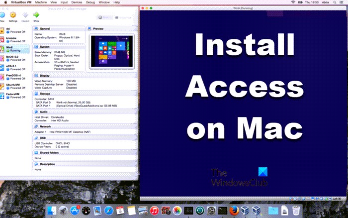 วิธีการติดตั้ง Microsoft Access บน Mac