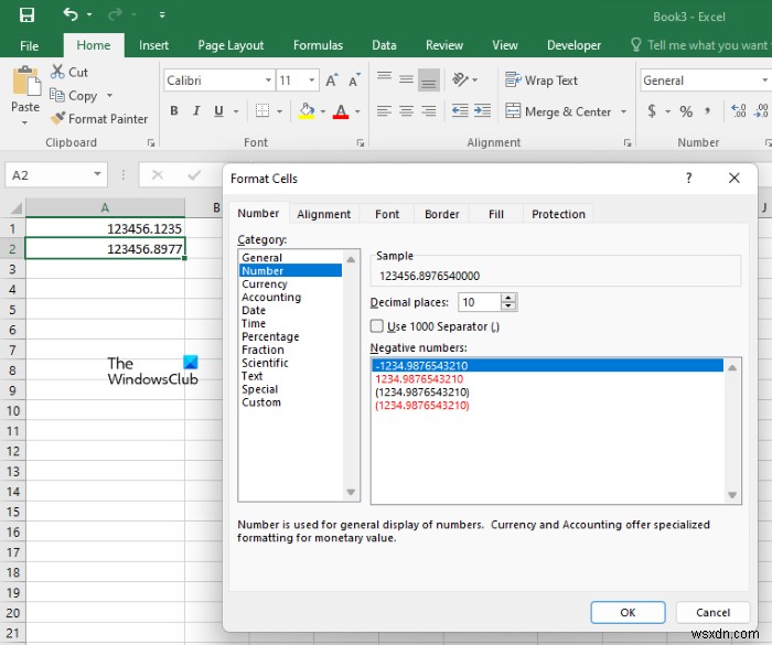 วิธีหยุด Excel จากการปัดเศษตัวเลข