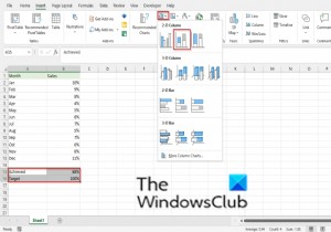 วิธีสร้างแผนภูมิเทอร์โมมิเตอร์ใน Excel 