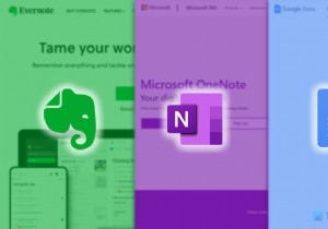 Evernote กับ OneNote กับ Google เอกสาร:ไหนดีกว่ากัน? 