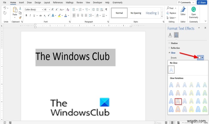 วิธีทำให้ฟอนต์เบลอใน Microsoft Word 