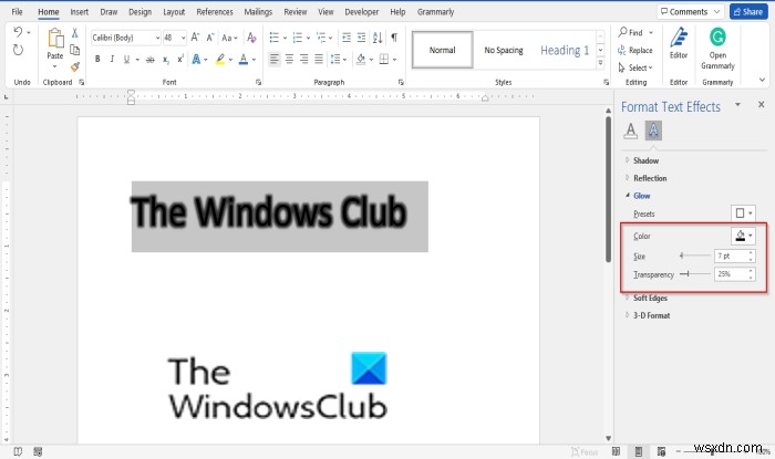 วิธีทำให้ฟอนต์เบลอใน Microsoft Word 