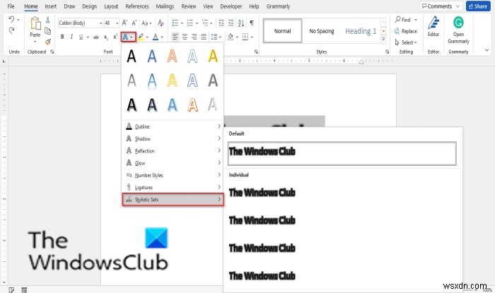 วิธีทำให้ฟอนต์เบลอใน Microsoft Word 