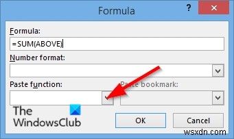 วิธีรวมคอลัมน์หรือแถวของตัวเลขใน Word Table 