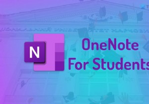 วิธีใช้ OneNote สำหรับนักเรียน 