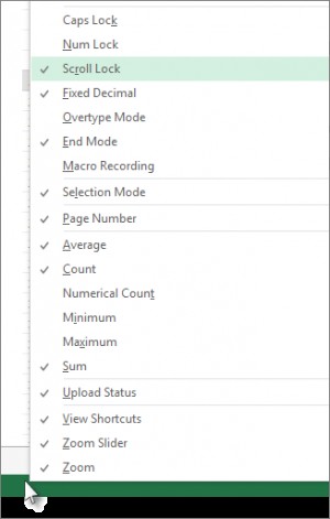 ปุ่มลูกศรไม่ทำงานใน Microsoft Excel 