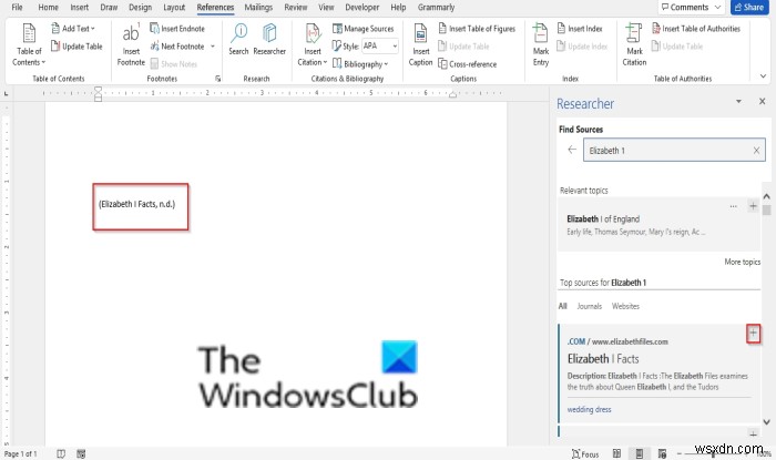 วิธีใช้นักวิจัยใน Microsoft Word เพื่อค้นคว้าเอกสารและบทความ 