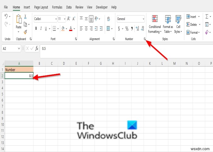 วิธีแสดงตัวเลขเป็นเศษส่วนใน Excel 