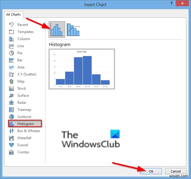 วิธีสร้างแผนภูมิฮิสโตแกรมใน PowerPoint