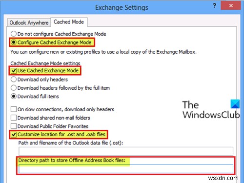 แก้ไขข้อผิดพลาด 0x8007007A เมื่อดาวน์โหลด Offline Address Book ใน Outlook 