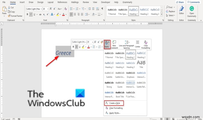 วิธีปรับแต่งและสร้างสไตล์ใหม่ใน Word 