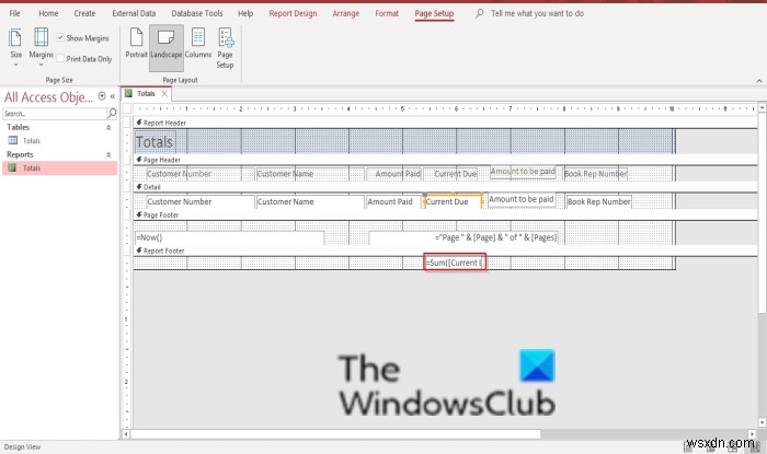 วิธีเพิ่มยอดรวมในรายงานใน Microsoft Access 