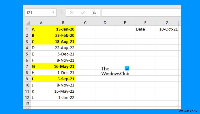 วิธีเน้นแถวที่มีวันที่โดยใช้การจัดรูปแบบตามเงื่อนไขใน Excel 