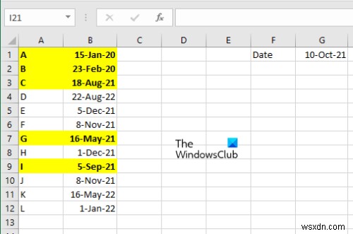 วิธีเน้นแถวที่มีวันที่โดยใช้การจัดรูปแบบตามเงื่อนไขใน Excel 