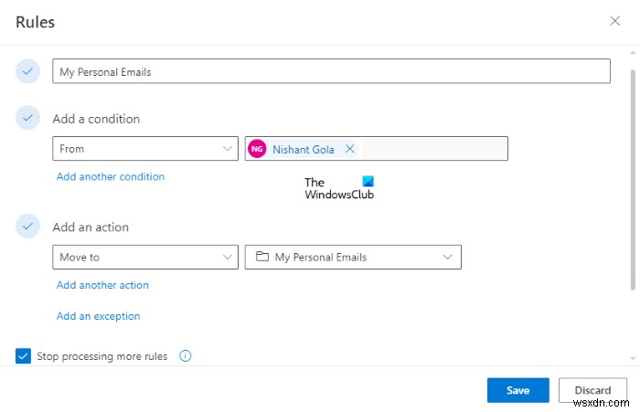 วิธีย้ายอีเมลไปยังโฟลเดอร์ใน Outlook โดยอัตโนมัติ 