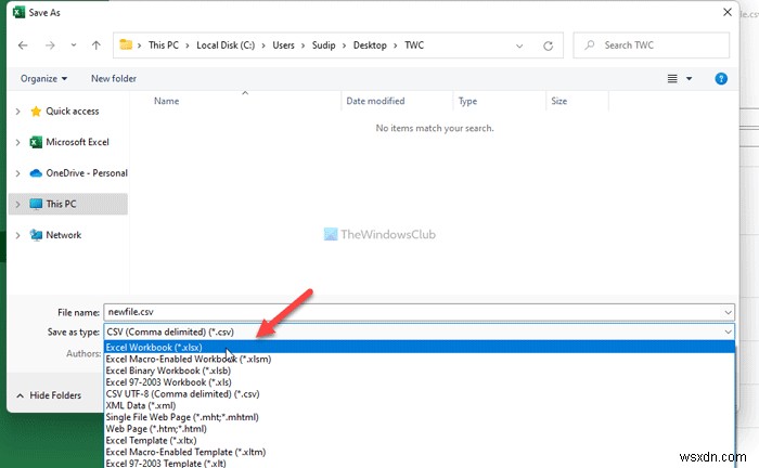 วิธีรวมไฟล์ CSV หลายไฟล์ไว้ในสมุดงาน Excel เดียว 