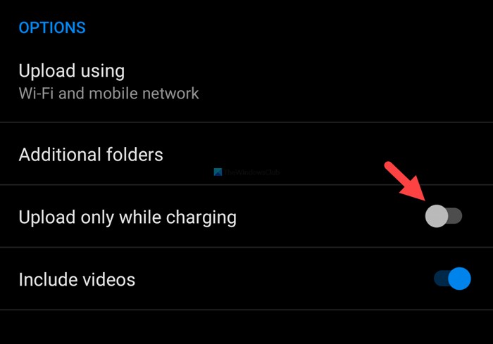 OneDrive Camera Upload ไม่ทำงานบน Android; วิธีเปิดใช้งานหรือเปิดใช้งาน
