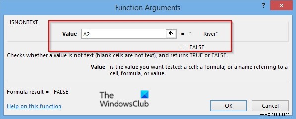 วิธีใช้ฟังก์ชัน ISNONTEXT ใน Microsoft Excel 