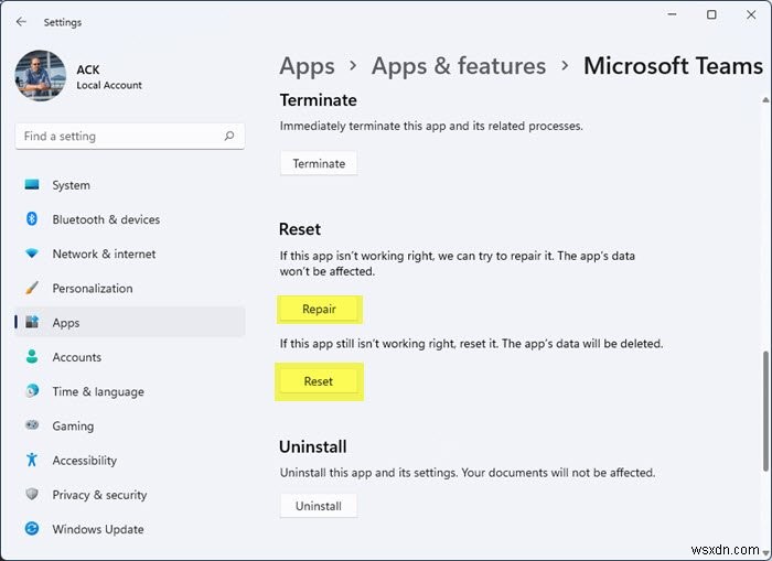 ข้อความแชทของ Microsoft Teams ไม่แสดงขึ้น 