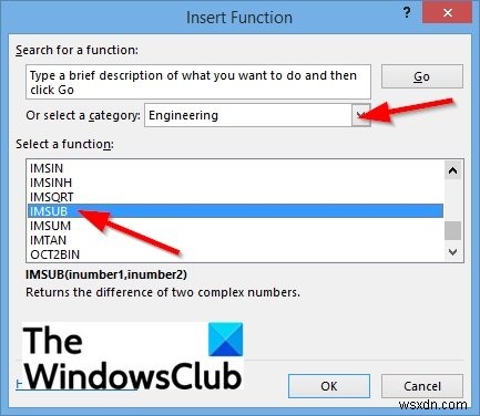 วิธีใช้ฟังก์ชัน IMSUB ใน Microsoft Excel 